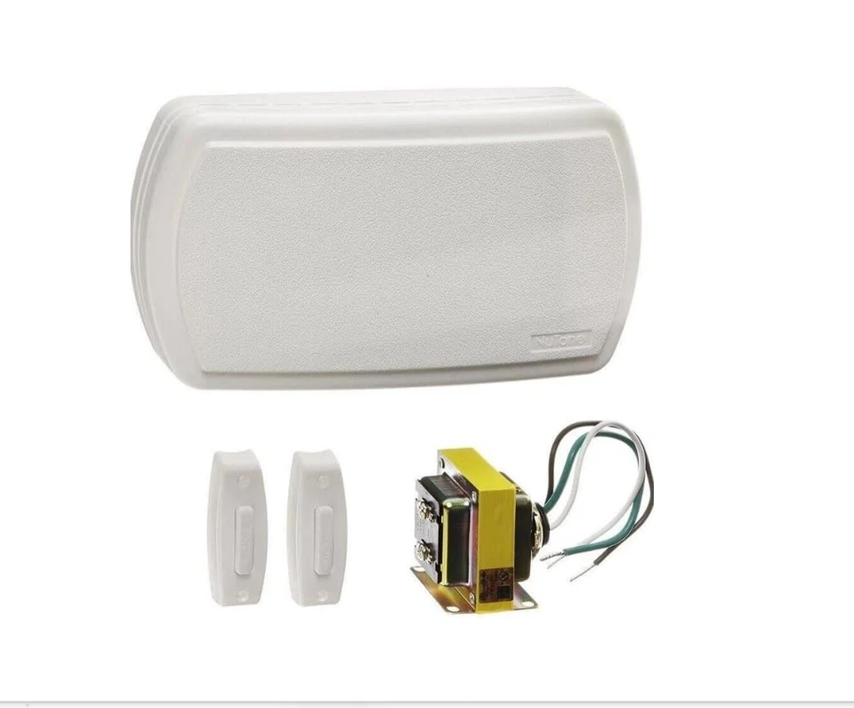 Broan-NuTone BK125LWH Two Lighted Pushbuttons Builder Chimes Kit