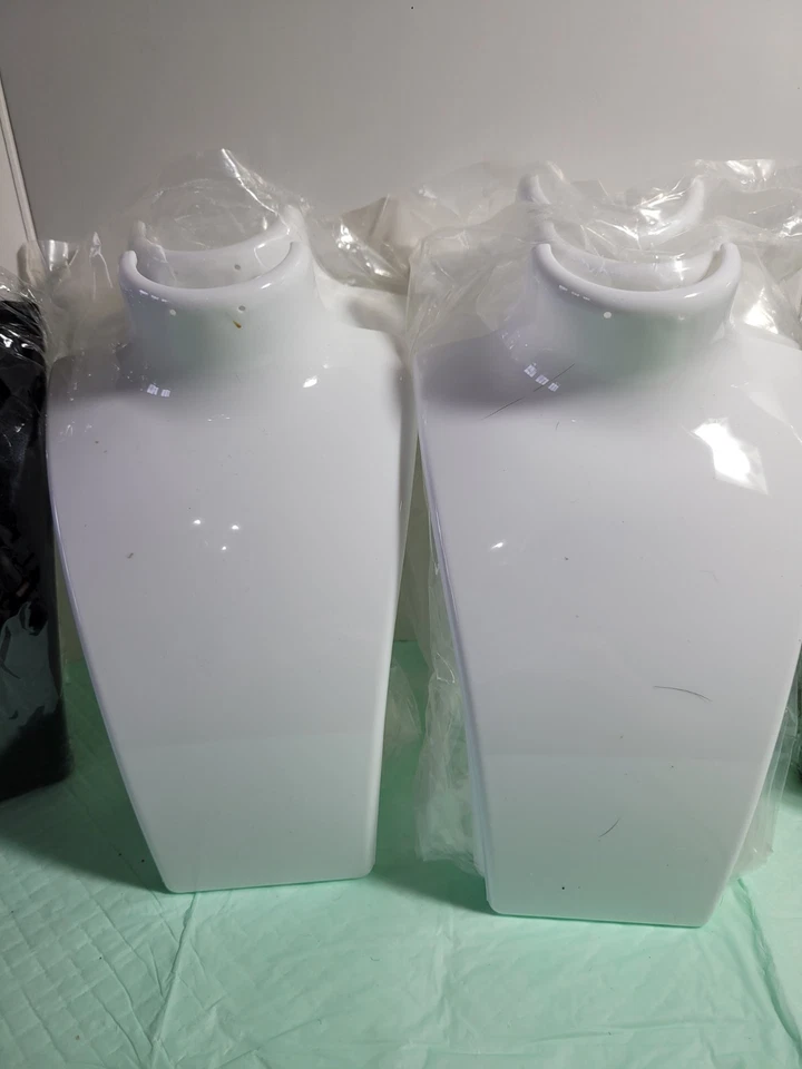 Bulk Lot Necklace Displays Five White Two Black NWT Free Ship 8 1/2" × 5 1/4" - Image 1 of 4