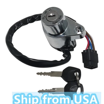 Ignition Switch for Kawasaki VN1500 Vulcan 1500 Drifter 1999-2005 Nomad Fi 01-05 Foto 1 de 4