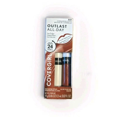 Covergirl Outlast All-Day Lipcolor 661 Cinnamon Stick 2.3ml New  - Image 1 of 2