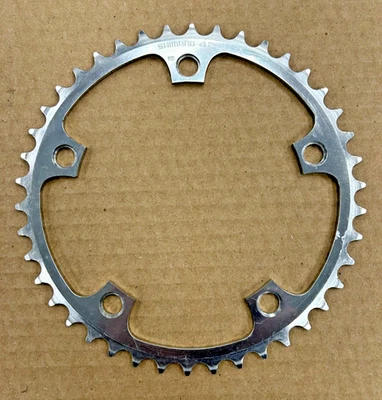 Shimano Dura Ace FC-7402 42 Tooth 130 BCD Chainring 7/8/9 Speed - Image 1 of 3