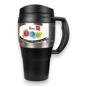 Bubba 20 oz. Classic Double Wall Insulated Travel Mug - Black & Silver - Picture 1 of 5