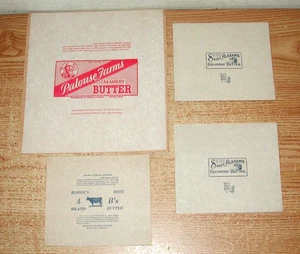 VTG SWEET ALABAMA, BOSSIE'S BEST BRAND AND PALOUSE FARMS CREAMERY BUTTER LABELS - Picture 1 of 4