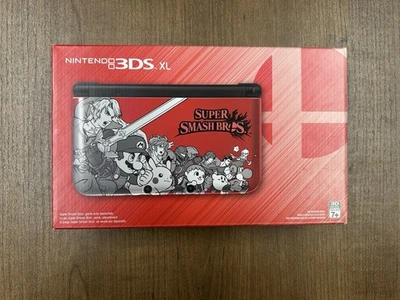 3DS XL Super Smash Bros Limited Edition Console - Red - Box & Manuals Only!! - Image 1 of 3