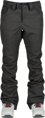 Pantalones de snowboard L1 Heartbreaker sarga calce ajustado, grandes para mujer, negros nuevos Foto 1 de 2