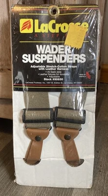 Tirantes vadeadores traseros LaCrosse EE. UU. # 90830 X - accesorios de cuero y algodón elástico Foto 1 de 4
