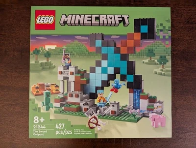 LEGO Minecraft: The Sword Outpost (21244) - NEW - SET AUTHENTIC ORIGINAL - BOX - Image 1 of 4