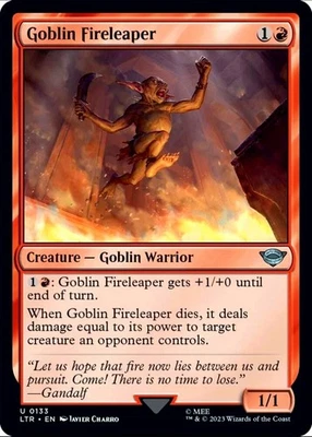 X 1 Goblin Fireleaper NM-M LTR 133 MTG Magic The Gathering - Image 1 of 2
