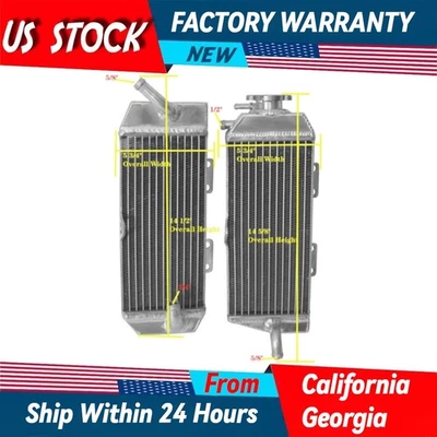 Ajuste para radiador Yamaha 2000-06 WR426F/WR450F/WR400F&2002-05 YZ426F/YZ450F Foto 1 de 4