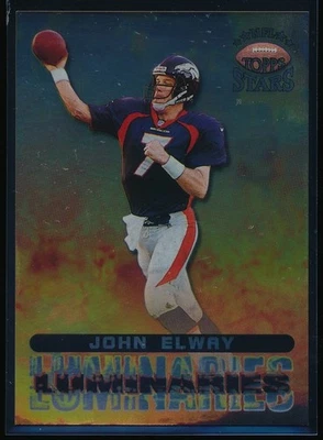 1998 Topps Stars John Elway #L3 Luminaries Silver #'d 35/75 - Image 1 of 2