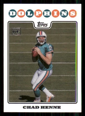 2008 Topps #334 Chad Henne RC - Image 1 of 2