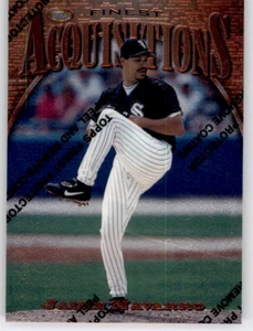 1997 Finest Acquisitions Jaime Navarro MLB Insert w/Coating White Sox #259 - Picture 1 of 2