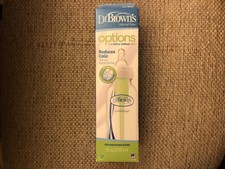 Nib Dr. Brown's 8 Oz. Bottle Options Natural Flow New Baby Level 1 One Nipple