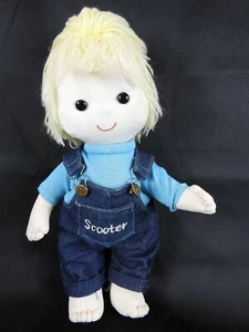 Enesco Imports Country Cousins selten Vintage 1982 Plüsch Bauernhof Junge ''Roller'' 12'' - Bild 1 von 12
