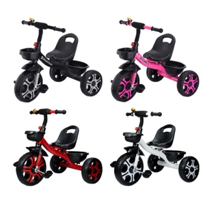New Toddler Trike Bike Toy Kids Age 2-7 year old Pedal Powered Tricycle 4 Colors - Picture 1 of 22