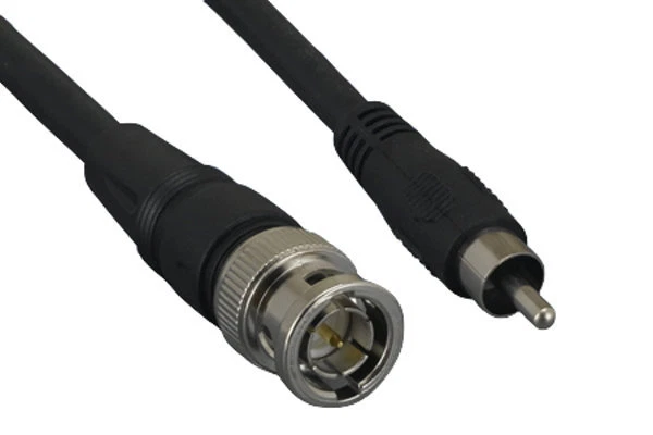 3'-25' BNC to RCA Composite Video Cable Cord M/M Male Connector 75ohm Coax RG59U - Image 1 of 1