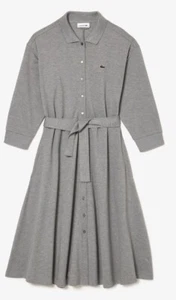 Lacoste 3/4 Sleeve Polo Dress, Size 34, New With Tags - Picture 1 of 3
