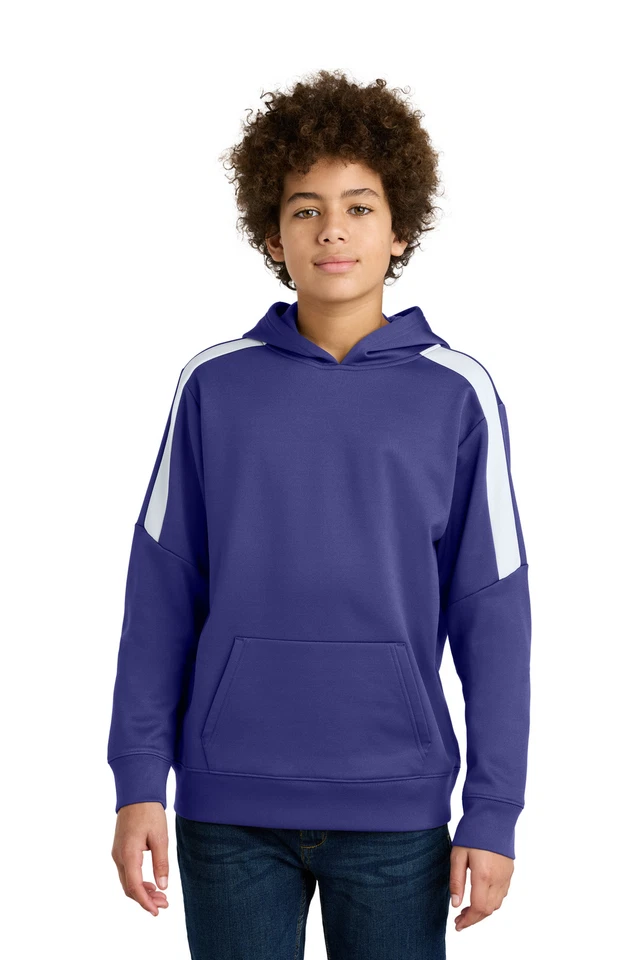 Sudadera con Capucha Sport-Tek Juvenil Sport-Wick Fleece United YST255 Foto 1 de 1