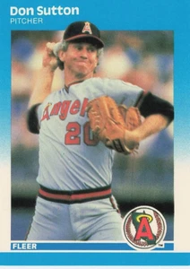 DON SUTTON 1987 FLEER GLOSSY BASEBALL #93 - Picture 1 of 1