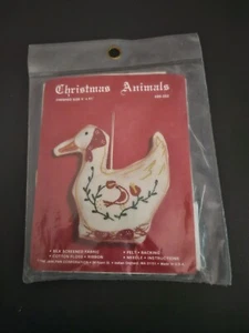 NEU Janlynn ""Weihnachtstiere - Gans"" Weihnachtsstickerei Ornament Kit 00-252 - Bild 1 von 2
