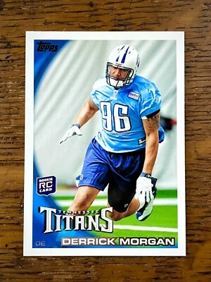 Derrick Morgan 2010 Topps RC #363 MINT Titans Rookie Jersey Georgia Tech Legends - Image 1 of 2