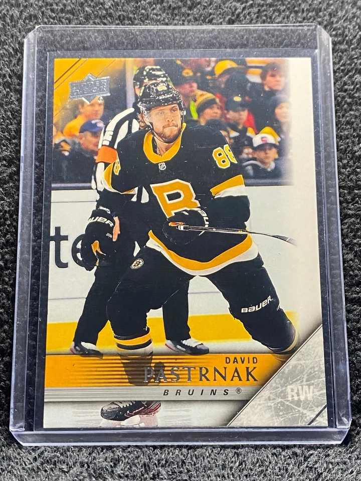 2020-21 Upper Deck - Extended Series Retro - #T-5 David Pastrnak - Image 1 of 2