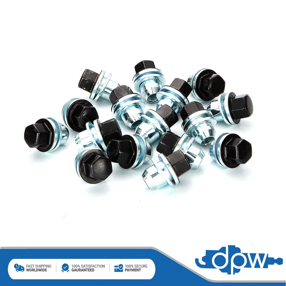 16x Tuerca de rueda tapa negra 22 mm hexagonal para Land Rover Range Rover Sport 2005-2013 Foto 1 de 1