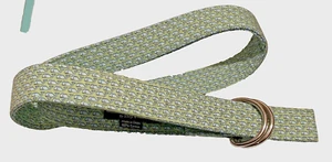 Vineyard Vines Classic D-Ring Cotton Ribbon Fish Belt Large New NWOT Green - Picture 1 of 8