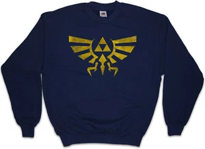 Sudadera Pullover TRIFORCE VINTAGE LOGO Legend Link Symbol Game Zelda Triforce - Imagen 1 de 1