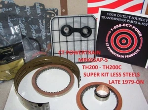 TH200 200 TH200C 200C Súper Kit Aceros Sin Aceros Finales 1979-1987 Filtro Banda Nuevo Chevy - Imagen 1 de 6