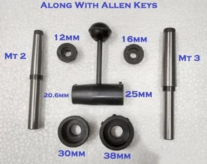 Lathe Tailstock Die Holder Set Floating Type MT2 & MT3 SHANK Hold Metric Dies - Picture 1 of 3