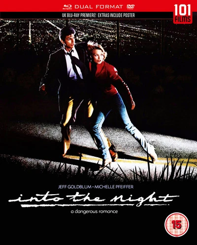 Into The Night Blu-ray DVD John Landis Michelle Pfeiffer Goldblum UK Region B 2