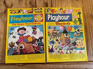2x Playhour Weekly Comic (IPC Magazine) 18th April 1981 & 14th August 1982