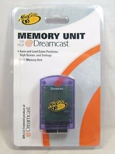 Mad Catz 128K Purple Memory Card Unit for Sega Dreamcast Brand New