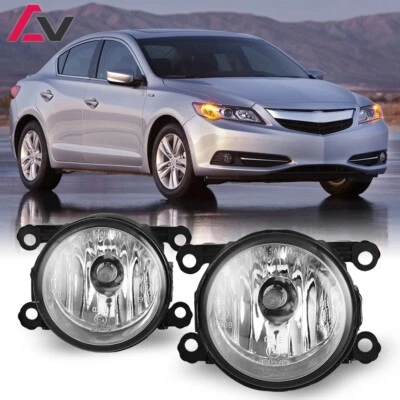 For Acura ILX 2013-2015 Clear Lens Pair Bumper Fog Light Replacement Lamps Pair - Изображение 1 из 4