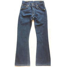 LEVIS Vintage 516 Bootcut Jeans Raw Denim Customised Pockets Rinse Blue W25 L30