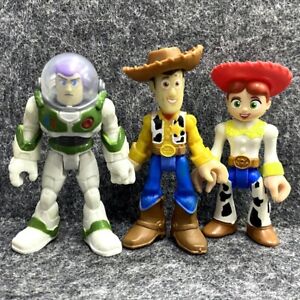 3pcs Imaginext Disney Pixar Toy Story Buzz Lightyear Woody Jessie Figure Set Toy