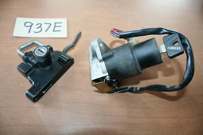 Yamaha FJ1100 1984 interruptor de llave de encendido pestillo de asiento juego de soporte de casco OEM 84 C Foto 1 de 4