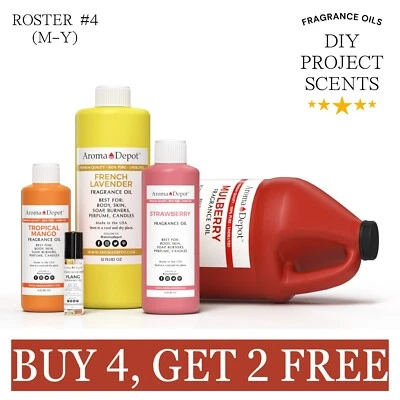 Fragrance Oils For Soap Incense Making Diffuser Body Scented Perfume Oil Warmer - Image 1 of 4