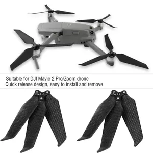 Carbon Fiber 8743 Noise Reduction 3-Blade Propeller for DJI Mavic 2 Pro Zoom - Picture 1 of 12