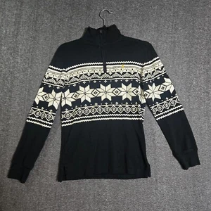 Ralph Lauren Fair Isle Interlock Holiday Pullover Sweater Size M 10-12 - Picture 1 of 8