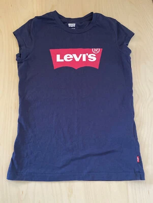 Levi's Girls Navy T Shirt Top Age 14 years - Image 1 of 3