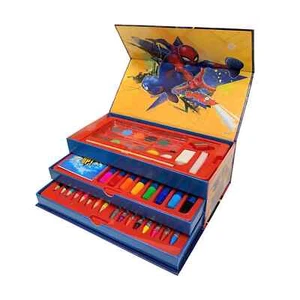 Set cancelleria valigetta da disegno bambini ufficiale Marvel Spiderman 4098 - Imagen 1 de 2