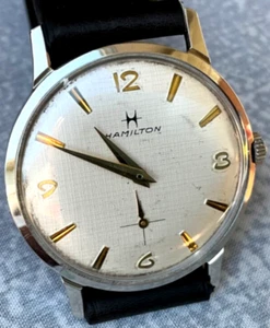 Vintage Hamilton Manual Wristwatch Men's 33mm Swiss Watch Fresh Service NOS Case - Picture 1 of 11