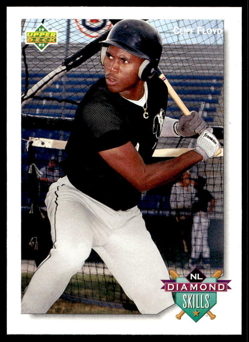 1992 Upper Deck Minors 63 Cliff Floyd   Albany Polecats  DS Baseball Card