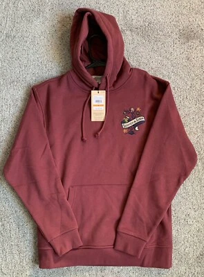 Men's Scotch And Soda Men's Relaxed Fit Fleece Graphic Embroidery Small Maroon - Image 1 of 4