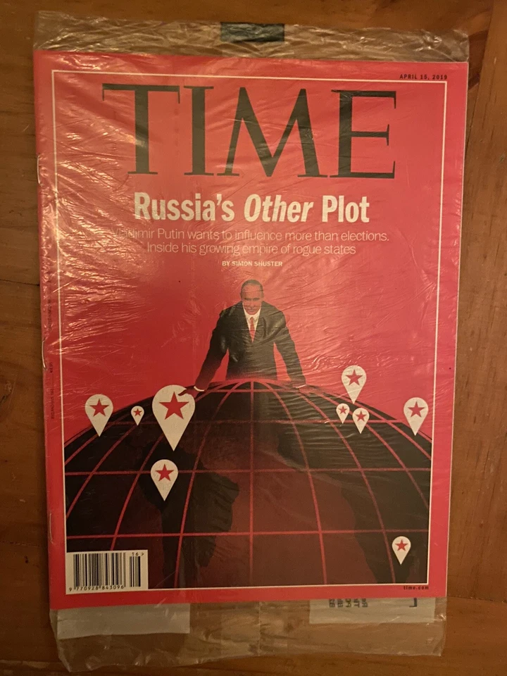 Time Magazine 2019 Putin Russia’s Other Plot Empire Rogue States NEW SEALED - Image 1 of 1