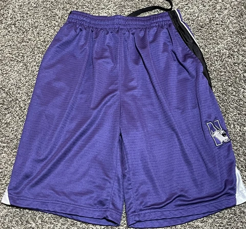 Stadium Athletics Northwestern Wildcats Basketball Shorts Men's Large Purple Cover