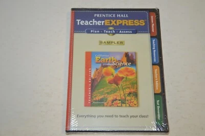 Teacher Express, California Earth Science, Teacher's Edition 2 CD-ROM *SEALED - Image 1 of 4