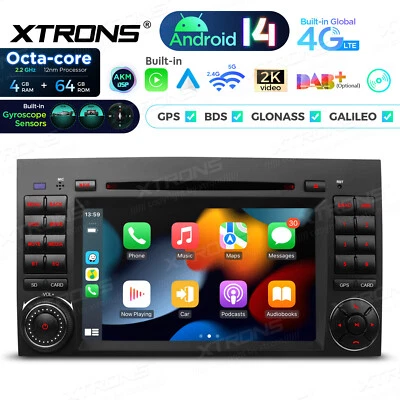 7" Octa Core DVD 64G Android 14 Autoradio für Mercedes W245 Vito W639 VW Crafter - Bild 1 von 4